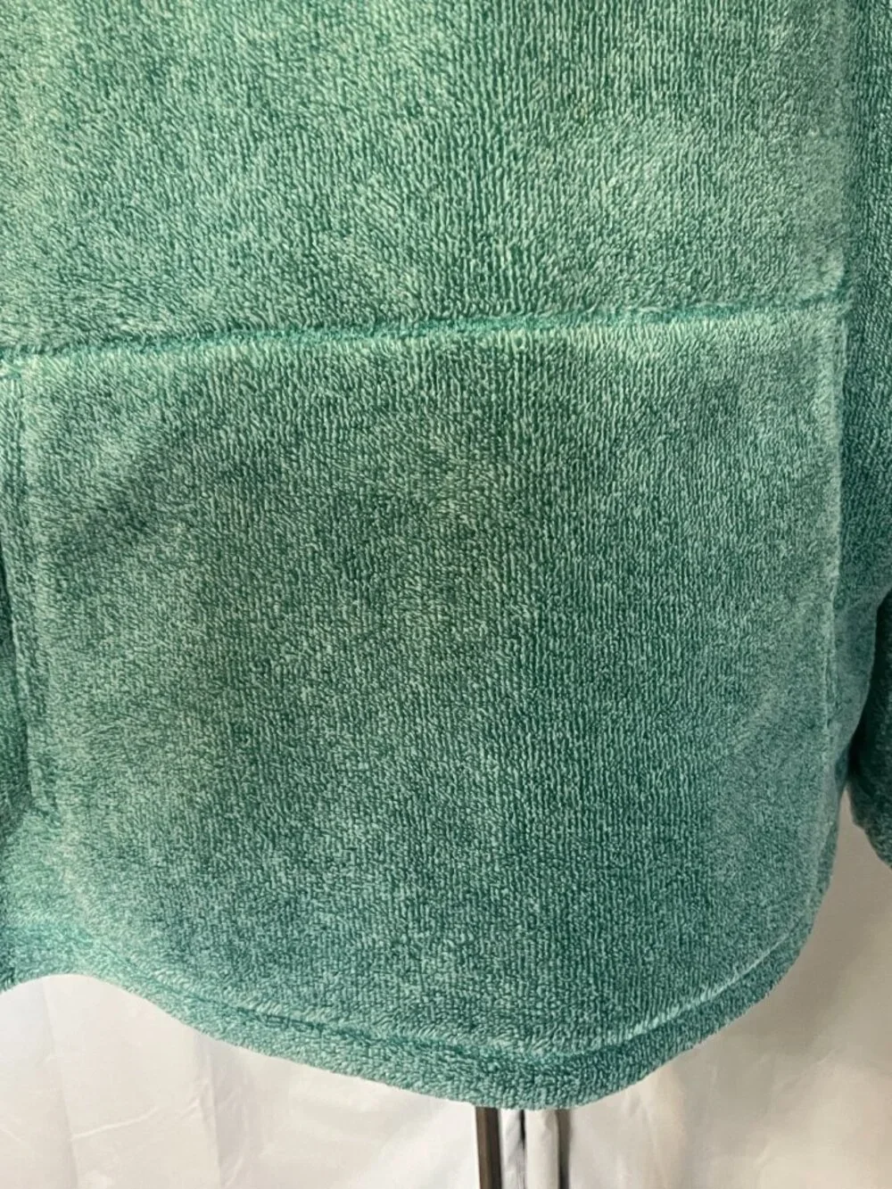 🌴 Tommy Bahama Men’s Blue Green Deep Pile Fleece 1/4 Zip Jacket XL 🔥